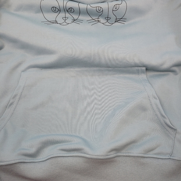 Unbranded Womens Cat Print Hoodie Size Large - Picture 11 of 13